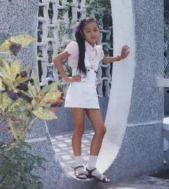 马伊俐小时候的照片,回忆里的青涩时光